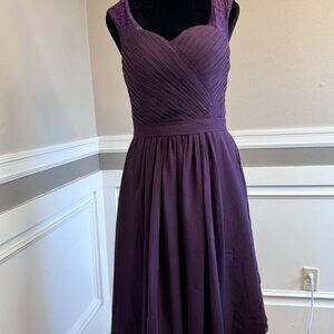 Purple formal dress (8) NWT